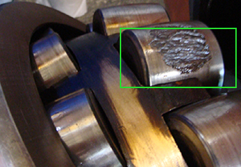 轴承滚动体剥落